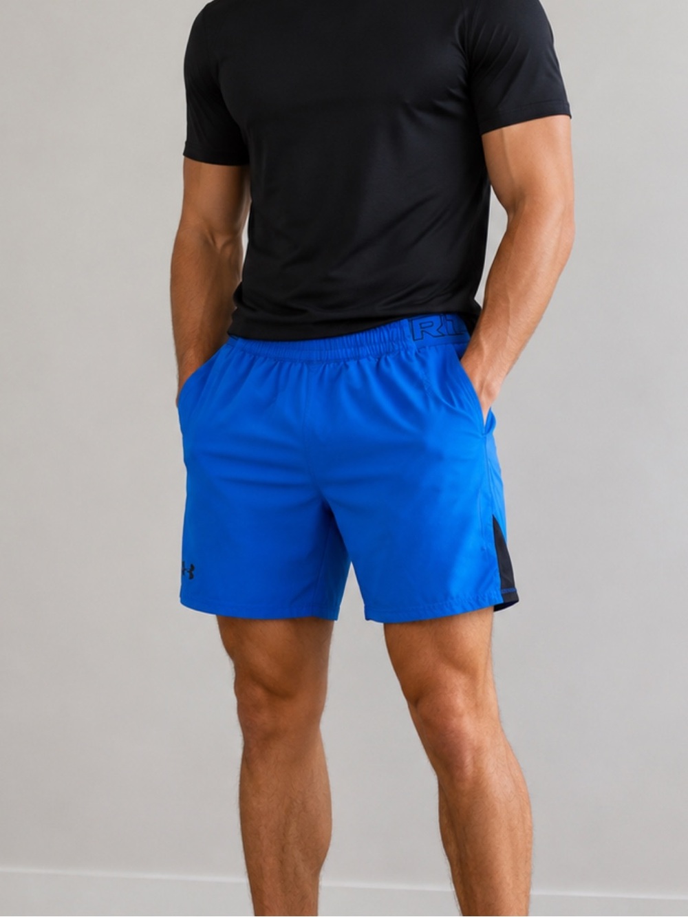 Under Armour Heat Gear Men’s Royal Blue Athletic Training Shorts